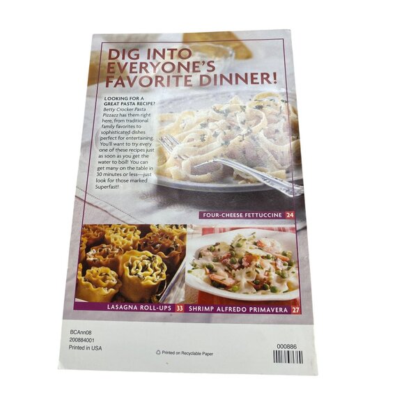 Betty Crocker Pasta Pizzazz Cookbook: 42 Simple Sensational Meals - Picture 3 of 3